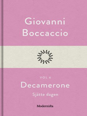 cover image of Decamerone vol 6, sjätte dagen